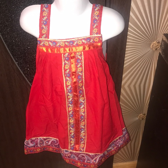 handmade Other - Handmade cotton embroidered caftan dress 3-4